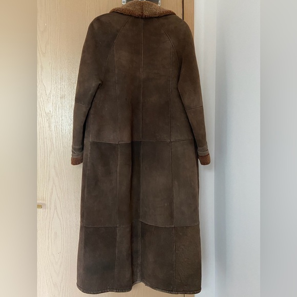 VERY GOOD DEAL!!!🔥 Beautiful AUTHENTIC Dominic Bellissimo Shearling Long Coat - Picture 5 of 13